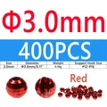 400PCS 3.0mm Red