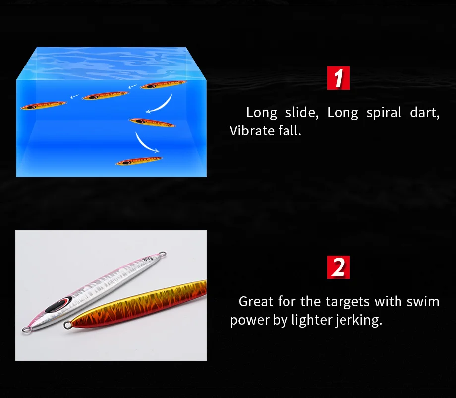 Cuchara Jigging - Movimiento en agua