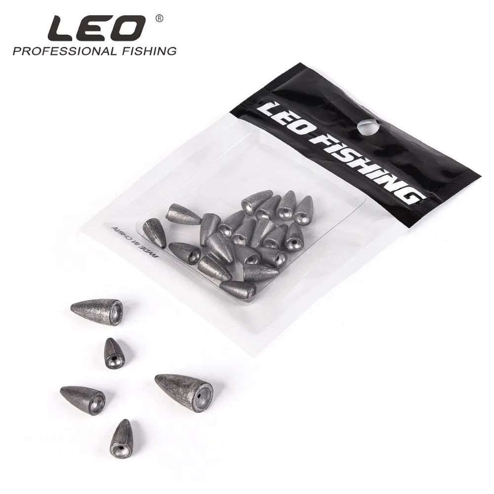 Señuelo en forma de bala para pesca, plomos de plomo para caña de pescar, accesorios de pesca