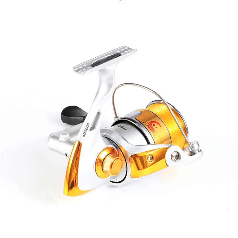 Carretes giratorios de pesca 10BB serie 5,2-1000, bobina de Metal, bote, Roca, bobina galvanizada, líneas de pescado, 7000: 1 - imagen 5