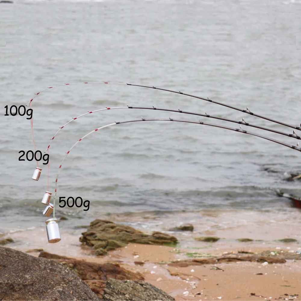Caña de pescar de sepia JOHNCOO, caña de pescar de calamar de agua salada súper ligera, caña de pescar de jigging con luz sensible, 1,5 m, 1,6 m ML Max 120g - imagen 5