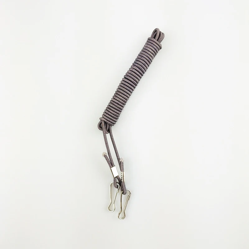 Protector de caña de pescar, cuerda de goma elástica, cordón de seguridad, herramienta multifunción para exteriores, J291, 1 ud. - imagen 5