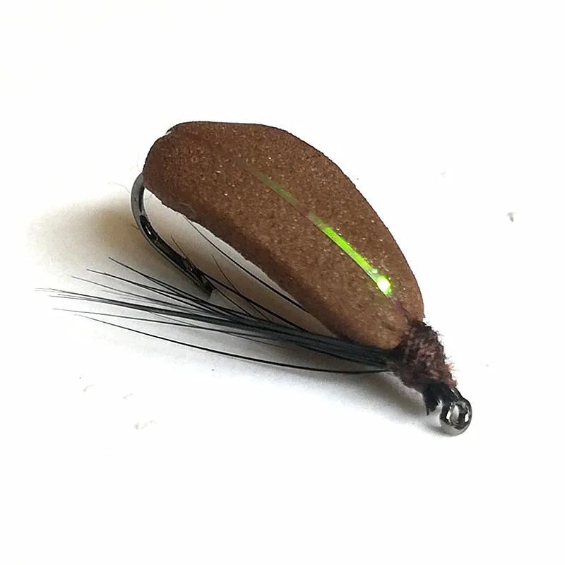 KKWEZVA-SEÑUELOS DE Mosca de pesca 20 piezas, cebo de trucha, tipo flotante seco, similar al cebo de mosca artificial, aparejos de pesca - imagen 4