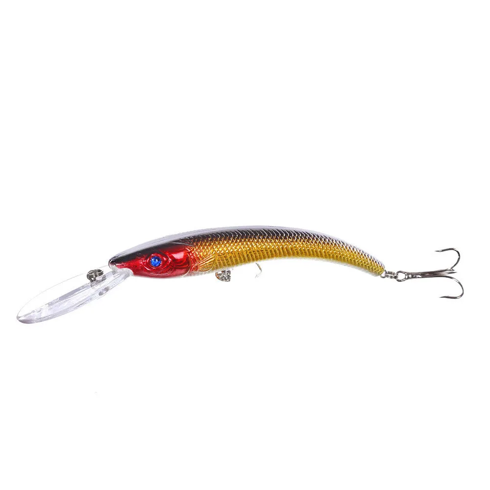 1 Uds Señuelos de Pesca 15,5 m 15,5g pececillo flotante duro cebo Artificial de plástico de Wobblers aparejos de pesca para Perch salmón lucio trucha - imagen 4