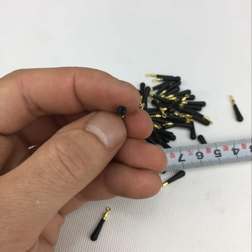 Accesorios de descanso flotador de rotación de goma para pesca, 25 piezas, herramientas de aparejos de derrape, juego diy y vaina de varilla, tubo de funda de plomo, venta al por mayor - imagen 5