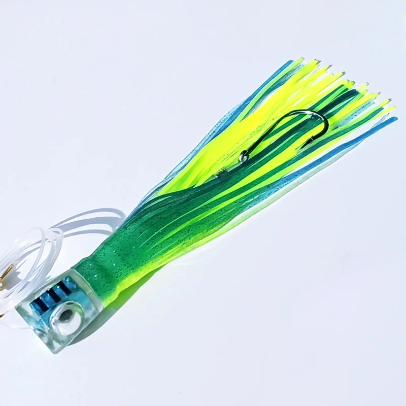 Señuelos de pesca de curricán Prowler de 30cm y 11', juego grande con falda aparejada, juego Marlin Tuna Pakula, señuelo de pesca - imagen 5