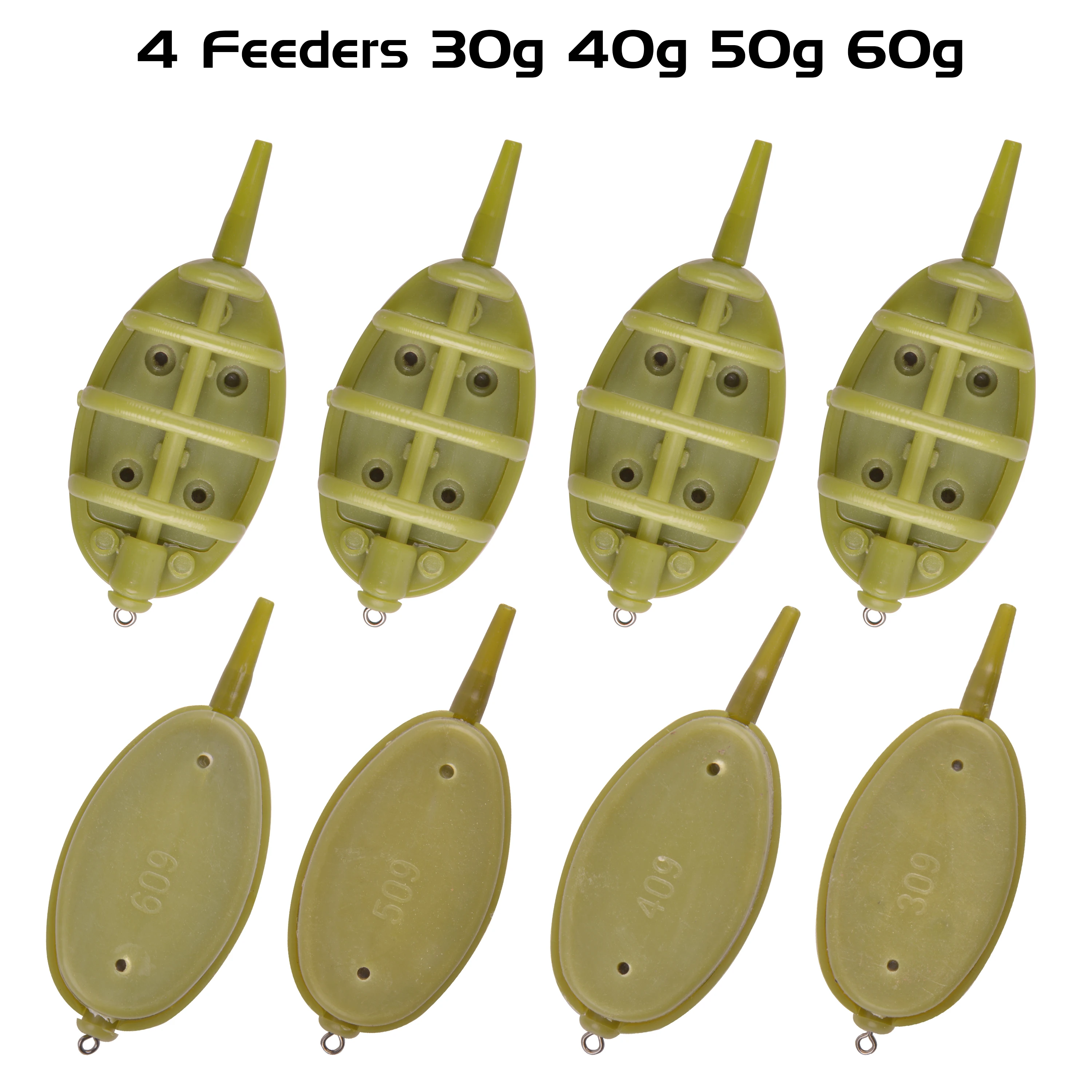 Juego de alimentadores de método en línea para pesca de carpa, herramienta de soporte de liberación rápida de moldes, accesorios de cebo