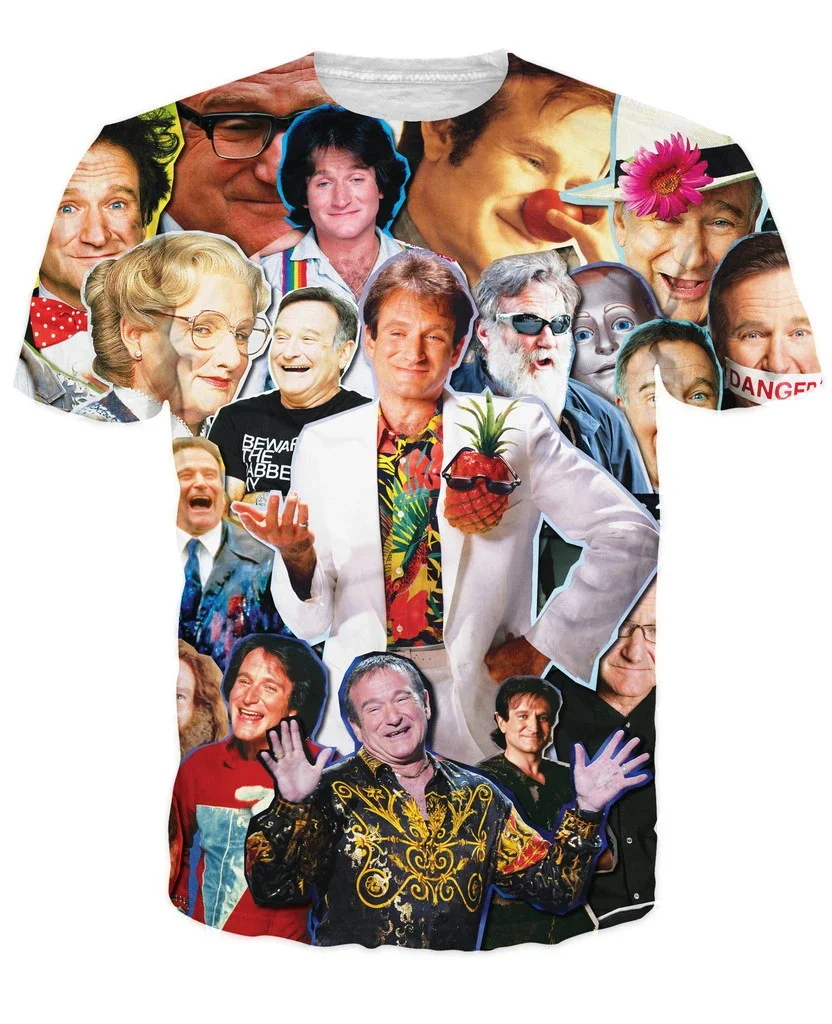 Robin Williams Collage T-Shirt