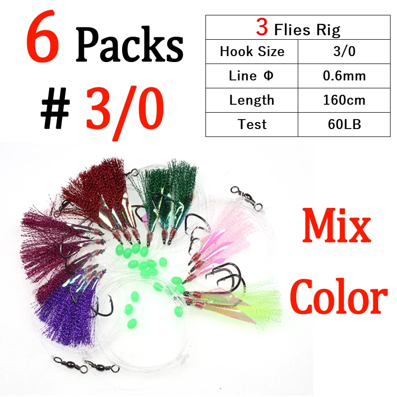 6bags 310 mix color