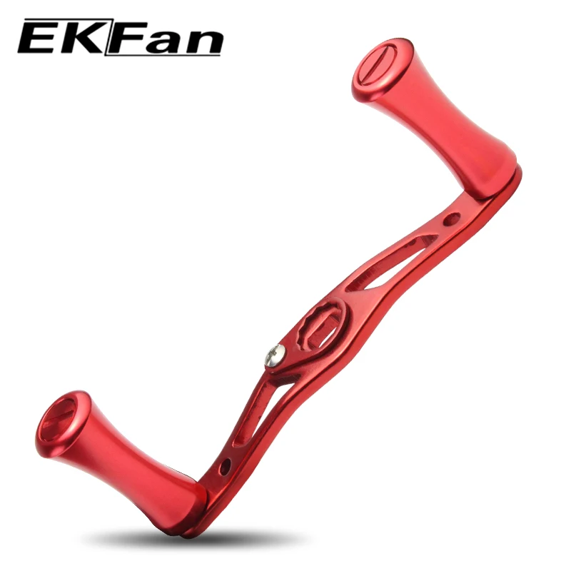EKFan-mango de aleación de aluminio con forma de gota de agua, mango de 99mm para carrete de pesca, fundición de cebo, tamaño de agujero de 8x5MM - imagen 4