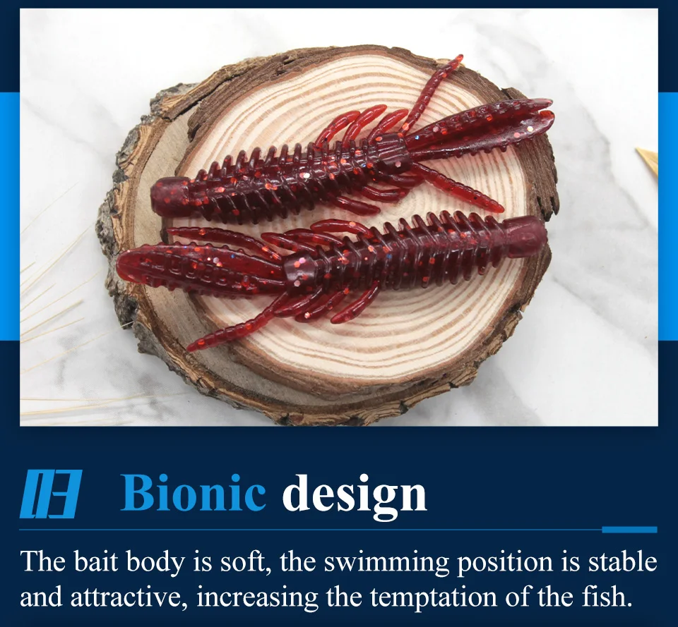 Experimente la emoción de la pesca con nuestro diseño realista de cebos