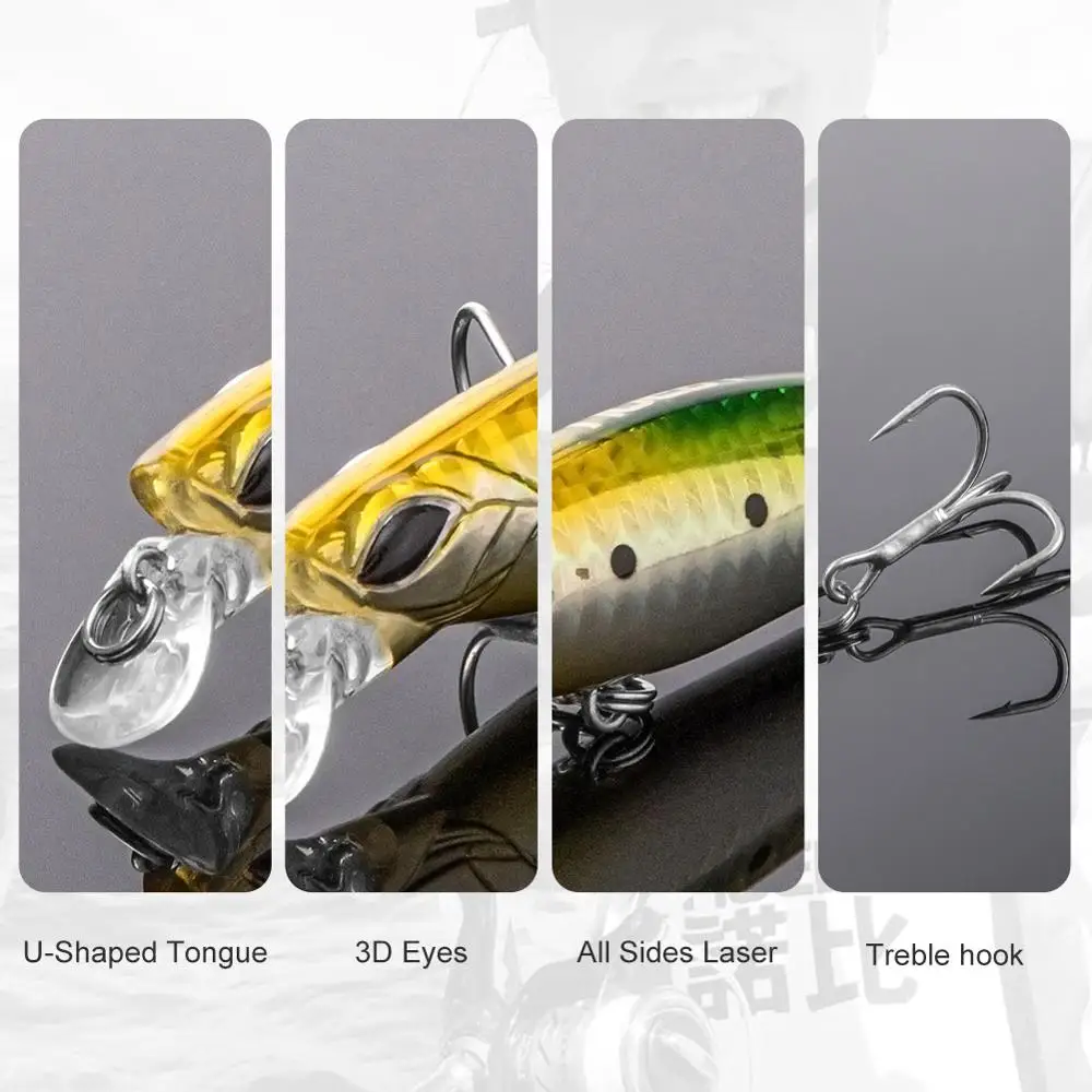 Noeby-Juego de señuelos de pesca de pececillo que se hunden, Jerkbait Wobbler para lubina, cebo duro Artificial, aparejos de pesca, 90mm, 21G, juego de 4 Uds. - imagen 5