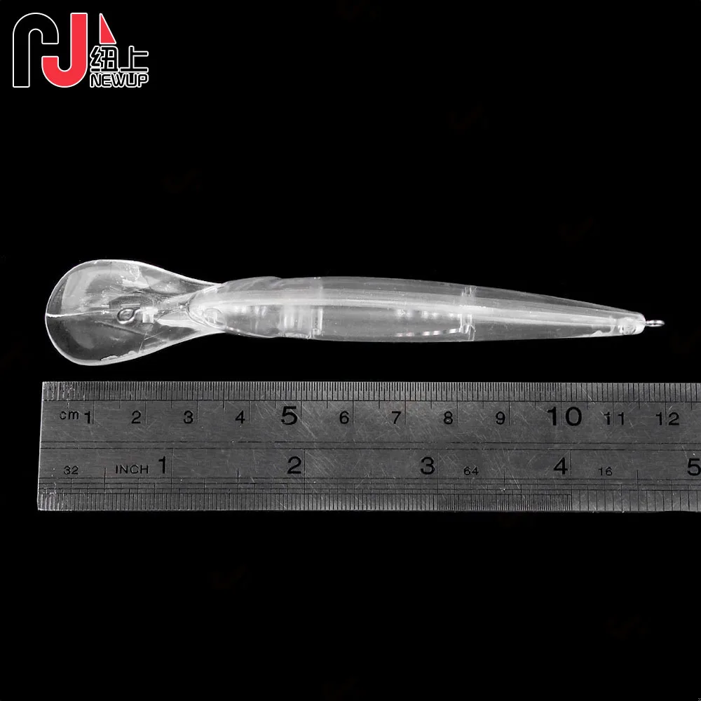 Cebos nude en blanco, 11cm, 8,2g, crankbait, pececillos, cuerpos de señuelos sin pintar, cebo de pesca, 10 Uds. - imagen 3