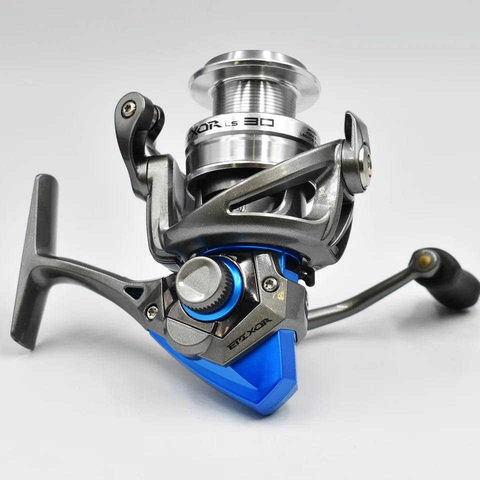OKUMA-carrete de pesca giratorio EPIXOR LS PL, + 1RB 5BB, carrete Extra profundo/superficial, potencia de 5-12KG, cuerpo/Rotor de grafito resistente a la corrosión - imagen 5