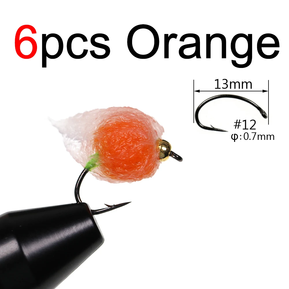 6pcs Orange