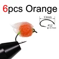 6pcs Orange