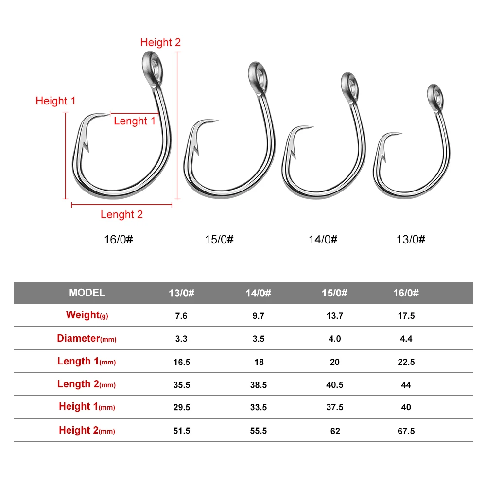 Descubra el tamaño perfecto del gancho de pesca para su próxima aventura con nuestras opciones versátiles y duraderas