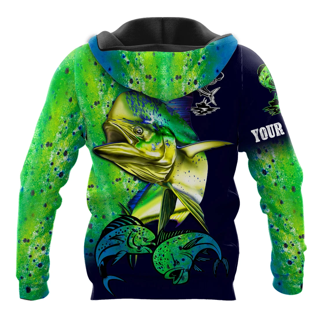 Sudadera pesca personalizada Mahi Mahi - imagen 4