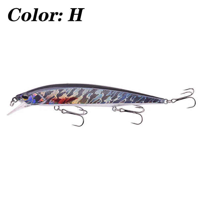 1 Uds Minnow Pesca Lure14cm 18,5g Topwater cebo Artificial, 3D los ojos de plástico aparejos de Wobblers lejos de imán sistema de Pesca