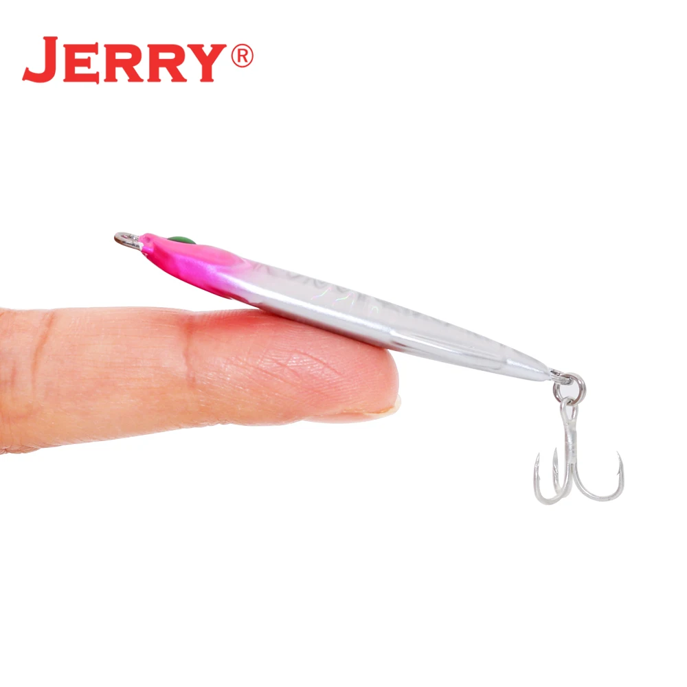 Jerry Zorro-señuelo de Metal fundido para pesca Jigging, cebo Artificial para lubina de mar, aparejos de pesca, 20G, 30G - imagen 5