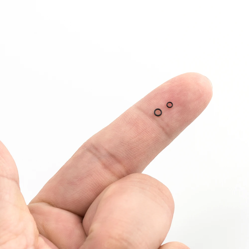 Anillo Tippet de pesca con mosca, 50 Uds., 2/2, 5mm, acero inoxidable sólido, Ninfa húmeda, seco, cambio rápido, anillo de agua salada, conector de aparejo de señuelo de pesca - imagen 5