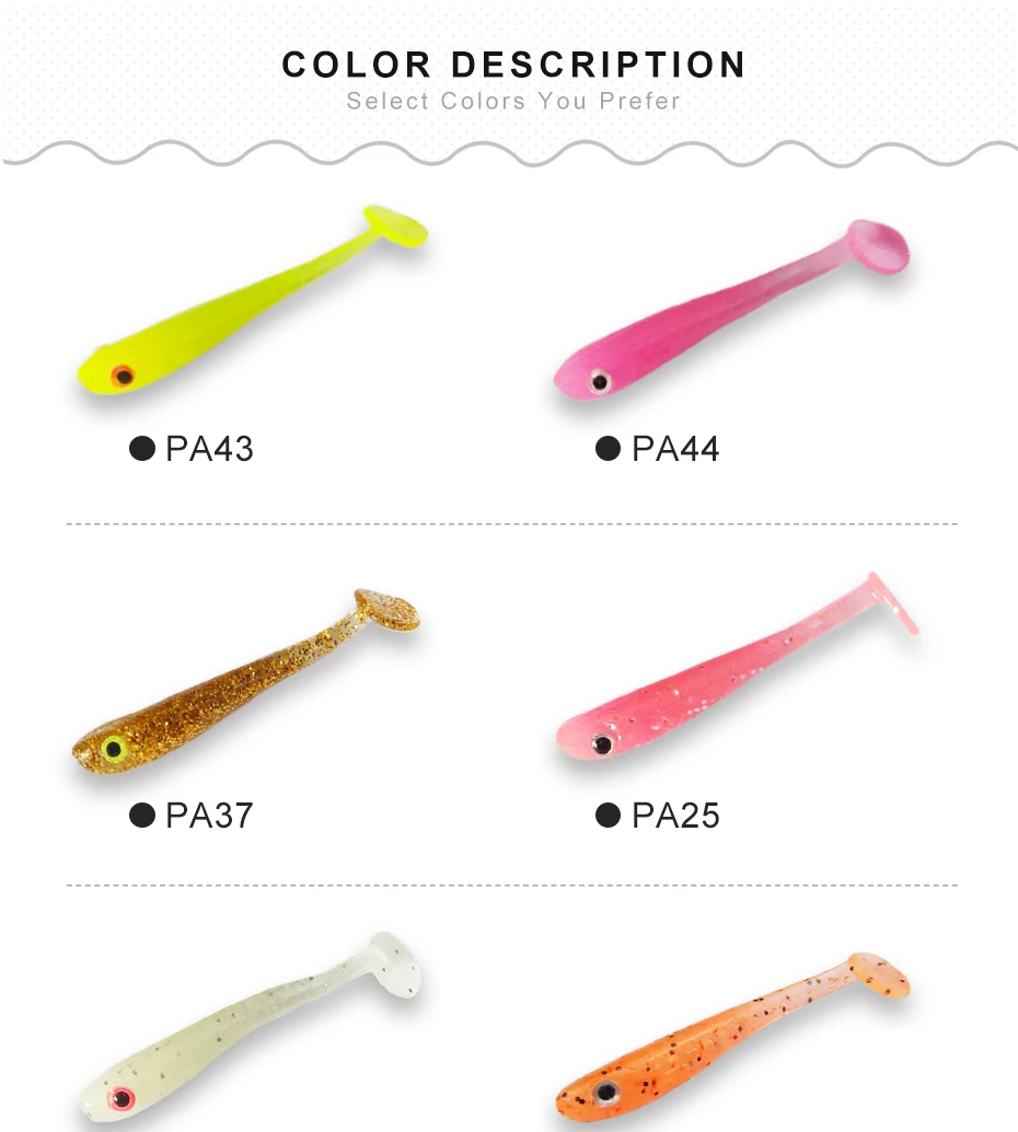 ESFISHING-señuelo de pesca profesional Nano Minnow, 38mm, 24 Uds., Isca Artificial, Mini lubina, cebo de silicona suave, aparejos de pesca baratos