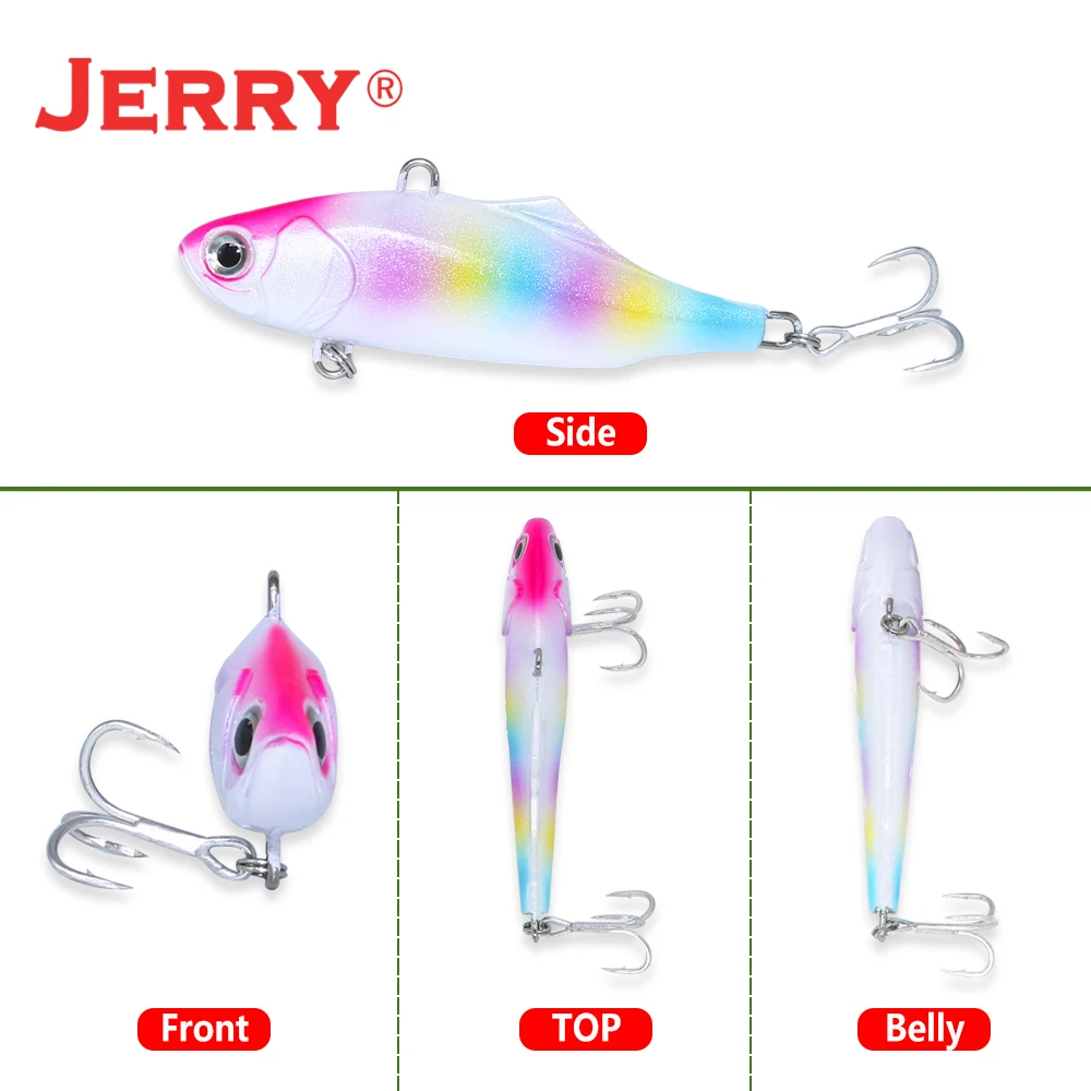 Jerry Darter-señuelos artificiales de pesca de agua dulce, cebo duro de fundición por vibración, hoja VIB que se hunde, 7cm, 23g, 1 unidad - imagen 4