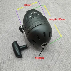 Carrete cerrado BL45 metálico para pesca