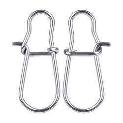 Conectores giratorios de acero inoxidable para señuelos