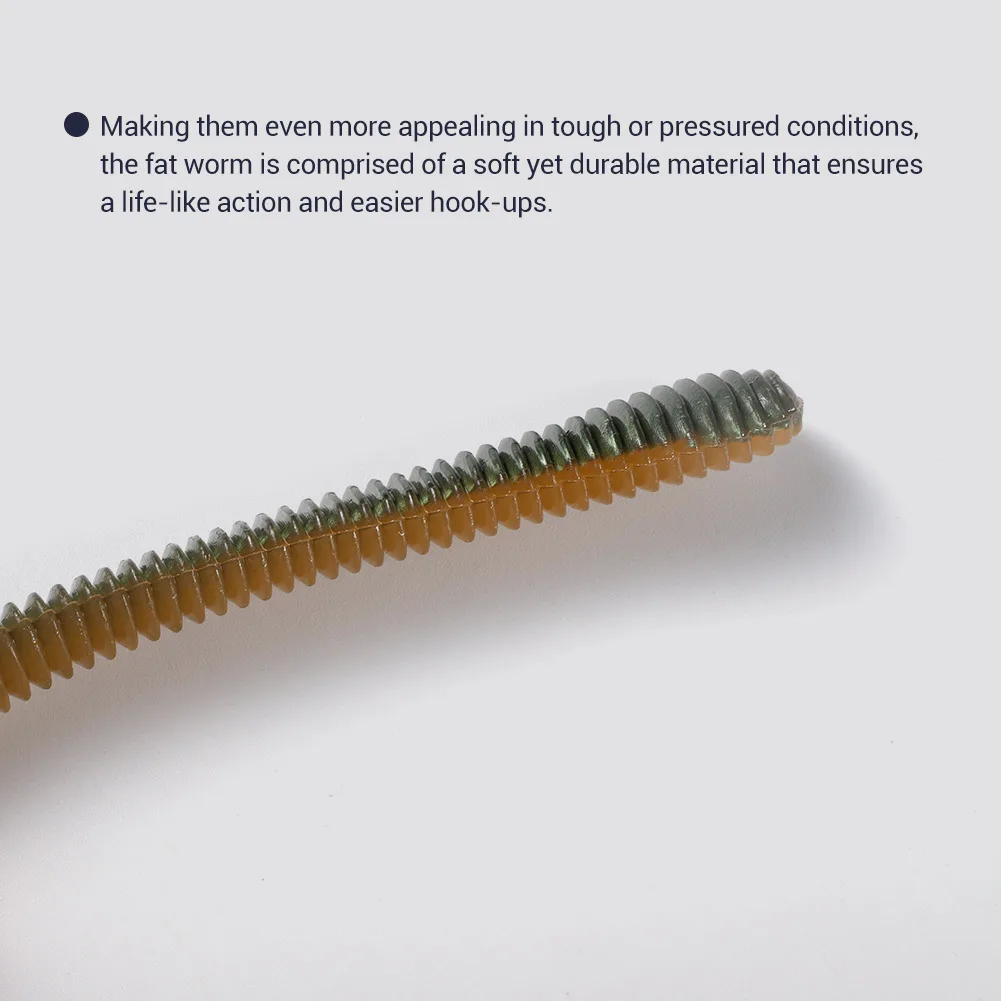 NOEBY-señuelo blando de gusano con palo de silicona, cebo Artificial para lubina, aparejos de pesca de Lucio, Swimbaits Finesse, PVC, 11cm, 8g - imagen 4