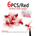 6pcs Red