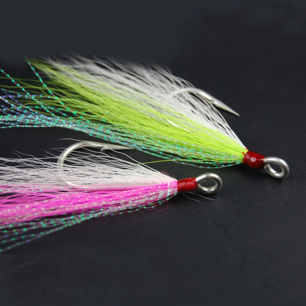 Anzuelos de pesca de cola de pez, accesorios de pesca de agua salada, 30 unidades - imagen 5