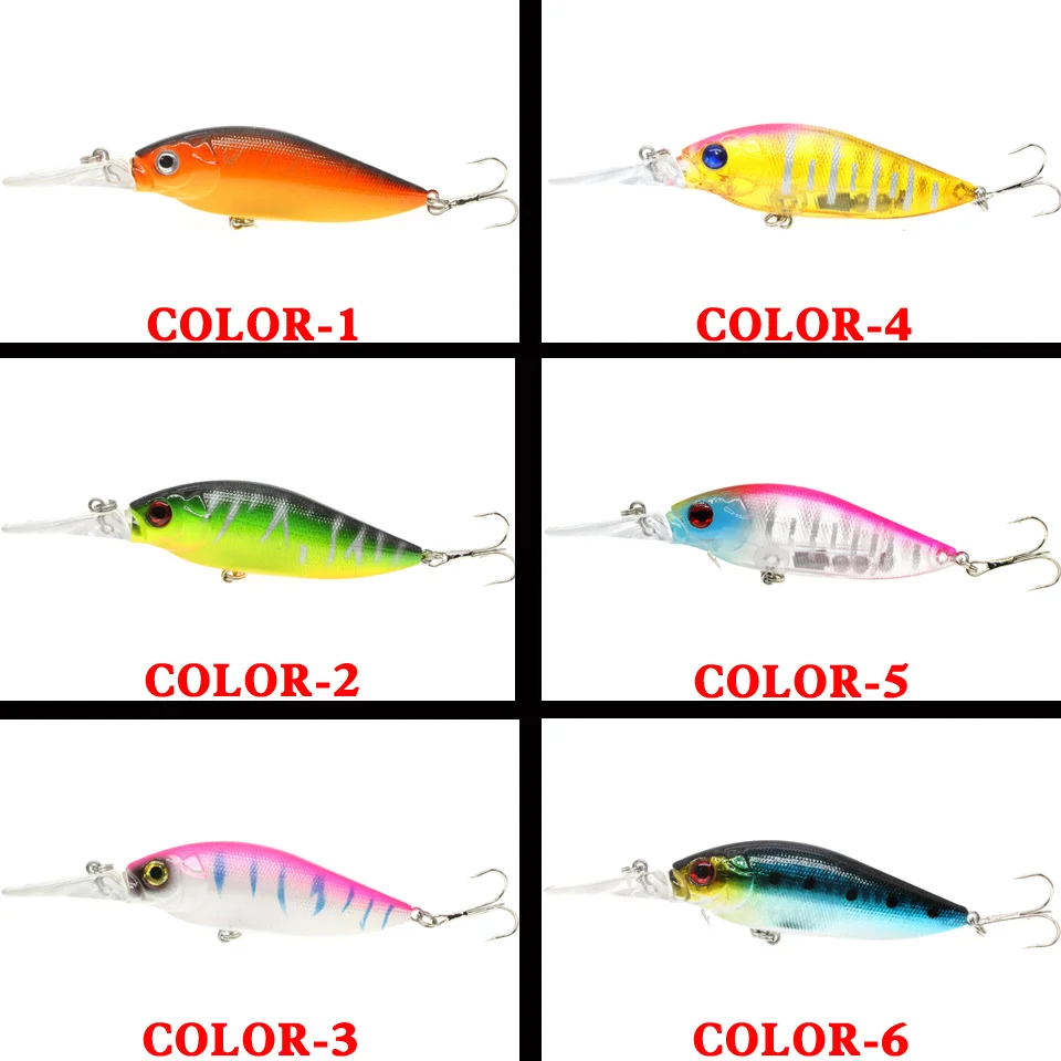 Señuelos de Pesca Minnow, cebo duro de 10,5 cm, 13g, wobbler, Lucio, cebos artificiales de plástico para aparejos de pesca Crankbait, 1 ud. - imagen 5