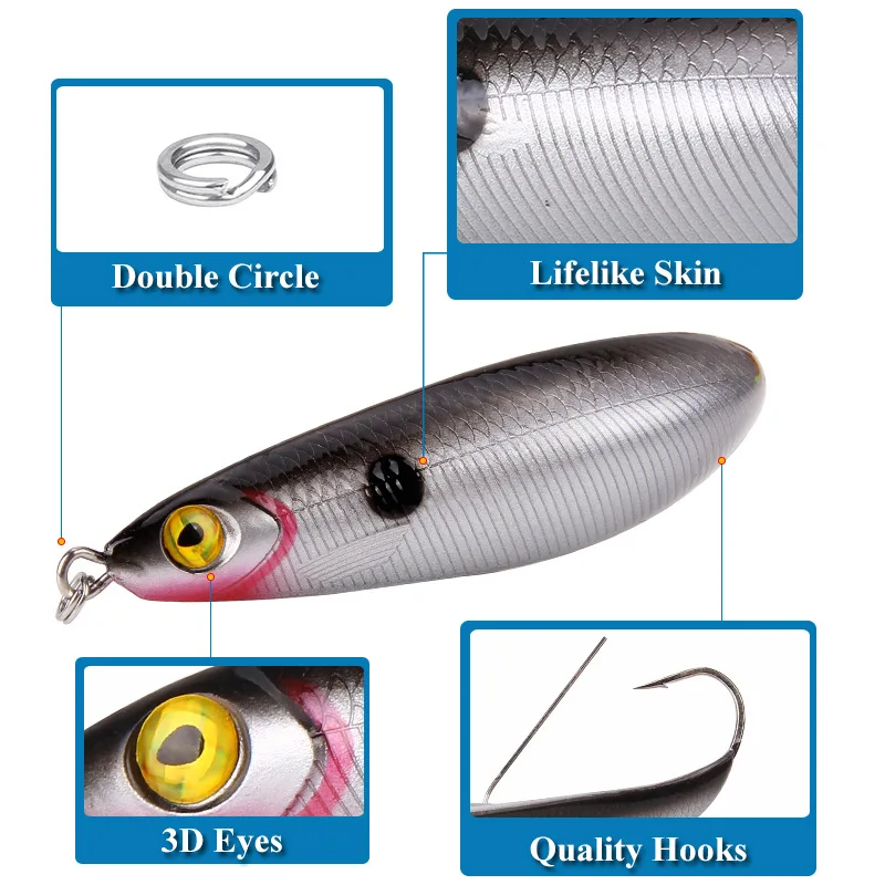 Señuelo de pesca VIB de 8,5 cm/19,9g, antivaho, Isca, Artificial, duro, cuerpo láser, aparejos de pesca realistas, 1 ud. - imagen 4
