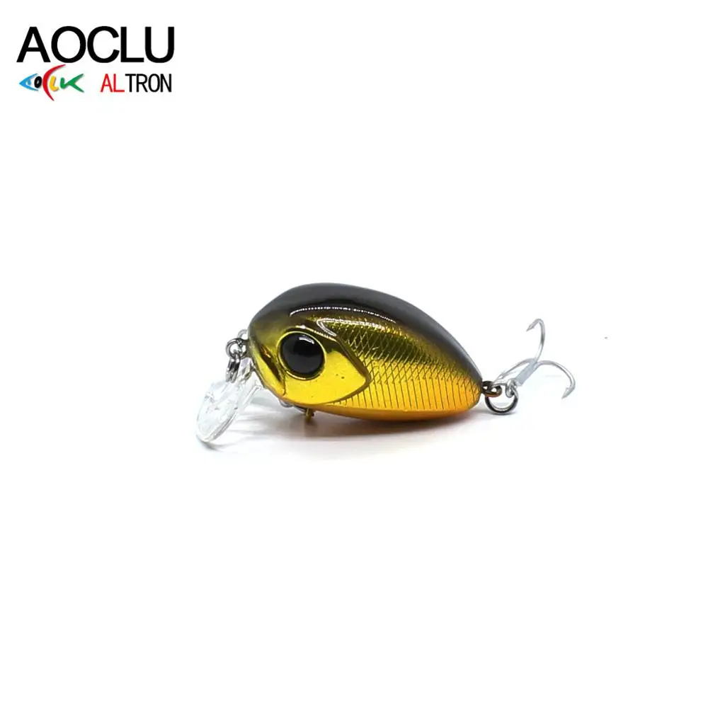 AOCLU-señuelo de pesca Minnow Shad Wobbler, aparejo de agua dulce y salada, 30mm, 3,9g, Shalllow Diver, 0,5 m de profundidad - imagen 3