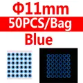 11mm blue 50pcs