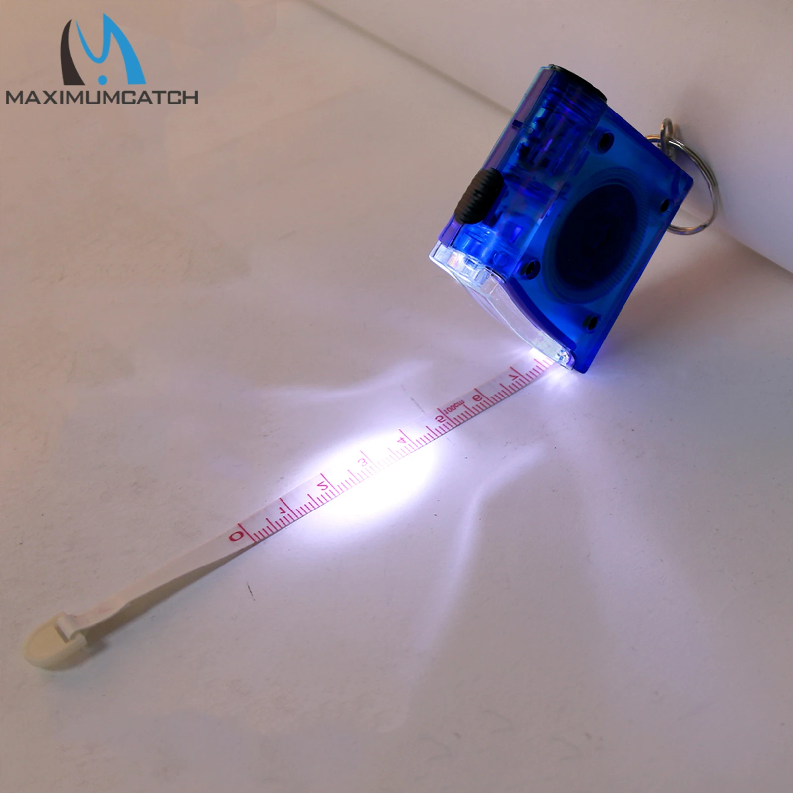 Maximumcatch-cinta métrica de 100cm con luz LED, herramienta de pesca, regla de pesca - imagen 4