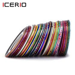 ICERIO-oropel brillante de varios colores, Material de atado de moscas, Ninfa