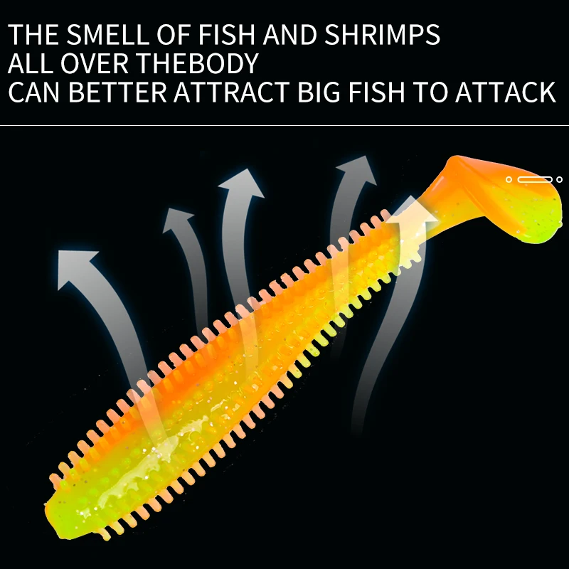 FSDZSO-señuelo de pesca de 80mm y 120mm, cebo cilíndrico Wobbler de silicona para erizo, espiga, sábalo, remo de pepino de mar - imagen 2