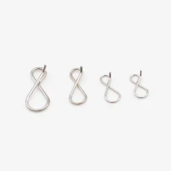 Hebilla giratoria rodante en forma de 8 con anillo mejorado para pesca