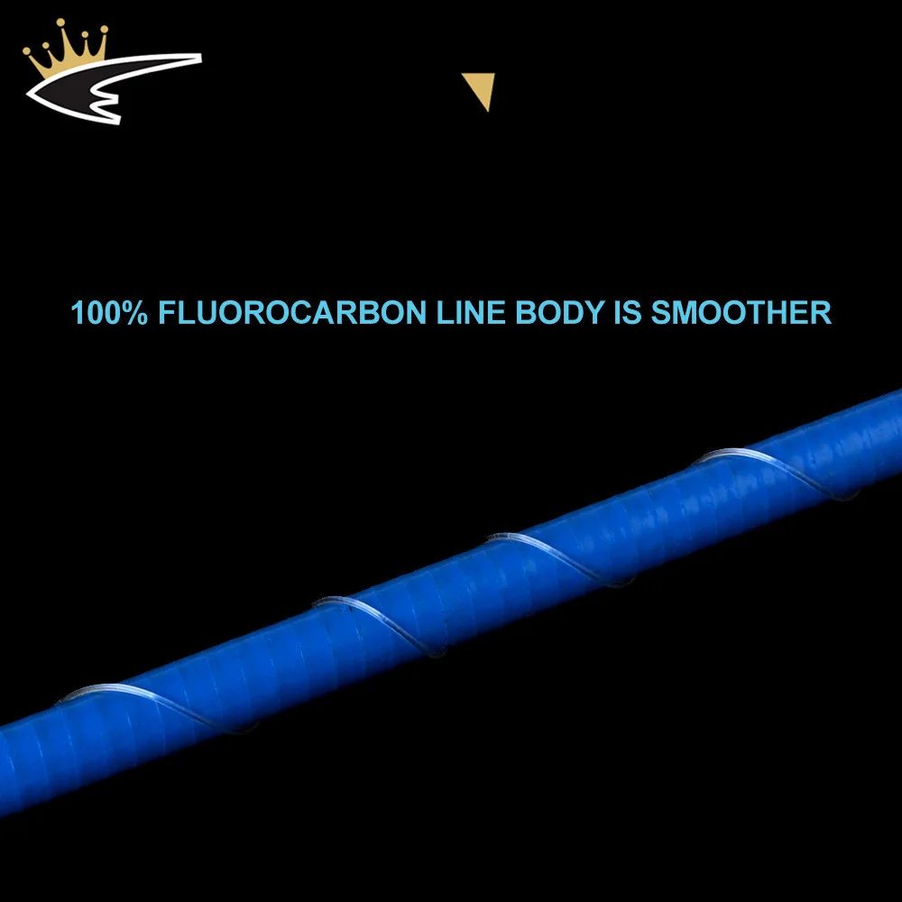 Línea de pesca de fluorocarbono de fregadero completo, 300m, 0,30mm-0,50mm, 100% monofilamento, líneas de pesca de carpa, líder, línea de fibra de carbono japonesa - imagen 4