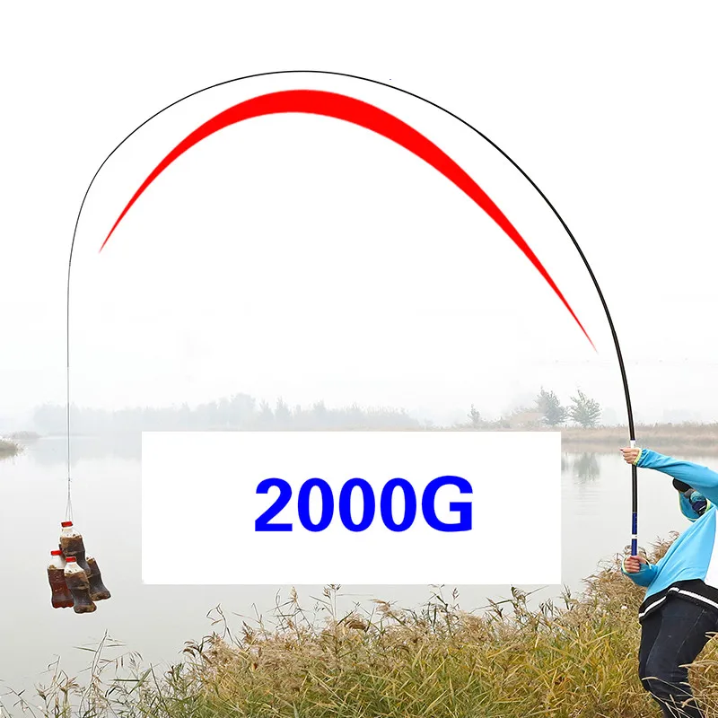 Caña De pescar De sección corta, palos De mano superduros, 28 tonos, carpa, pez gato, cuñas, Olta, 3,6/4,5/5,4/6,3/7,2 m - imagen 5