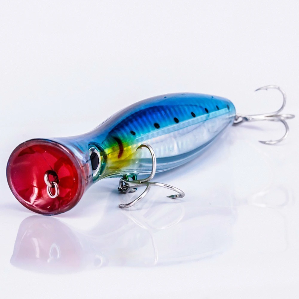 Señuelo duro Popper grande De 12cm, 42g, 6 colores, Señuelos De Pesca flotantes Topwater, Crankbait Minnow, natación De Peche, Wobbler, pesca en mar - imagen 2