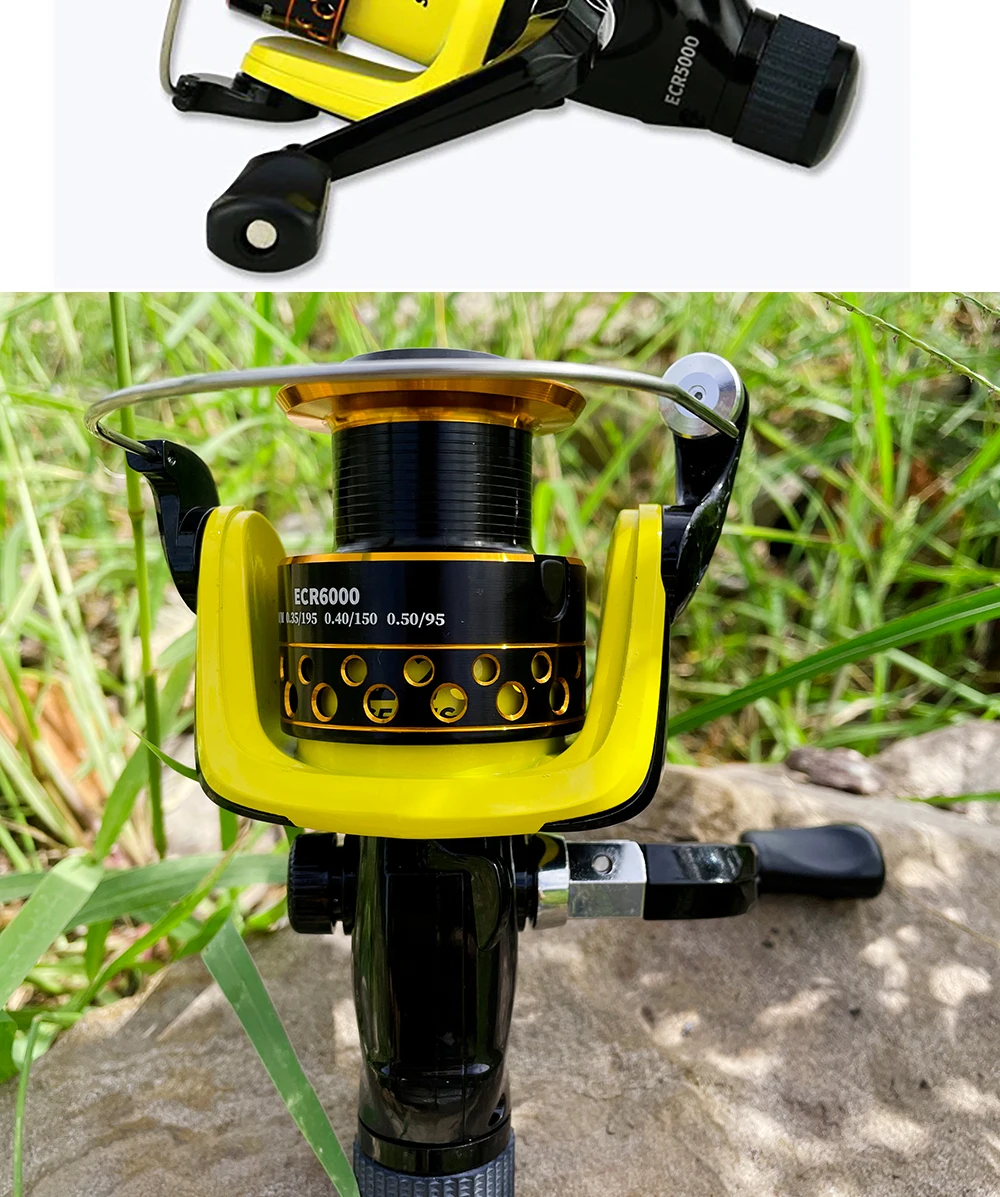 Experimente la emoción de la pesca con este carrete de alto rendimiento