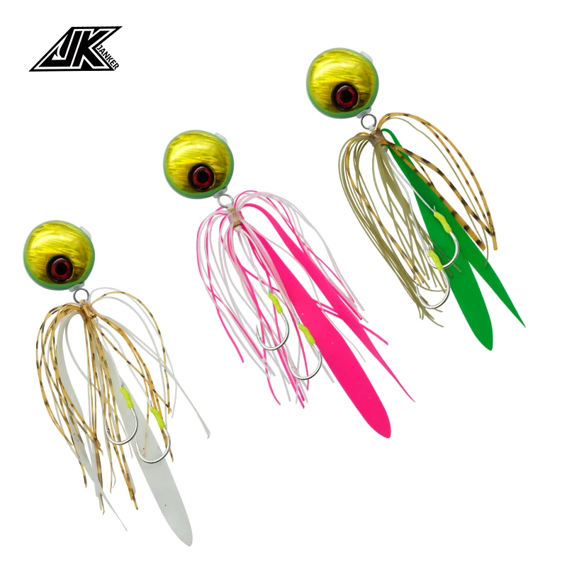 JK nuevo producto pesca MHT Madai falda de silicona anzuelo de pesca SpinnerBait falda de silicona alambre - imagen 4