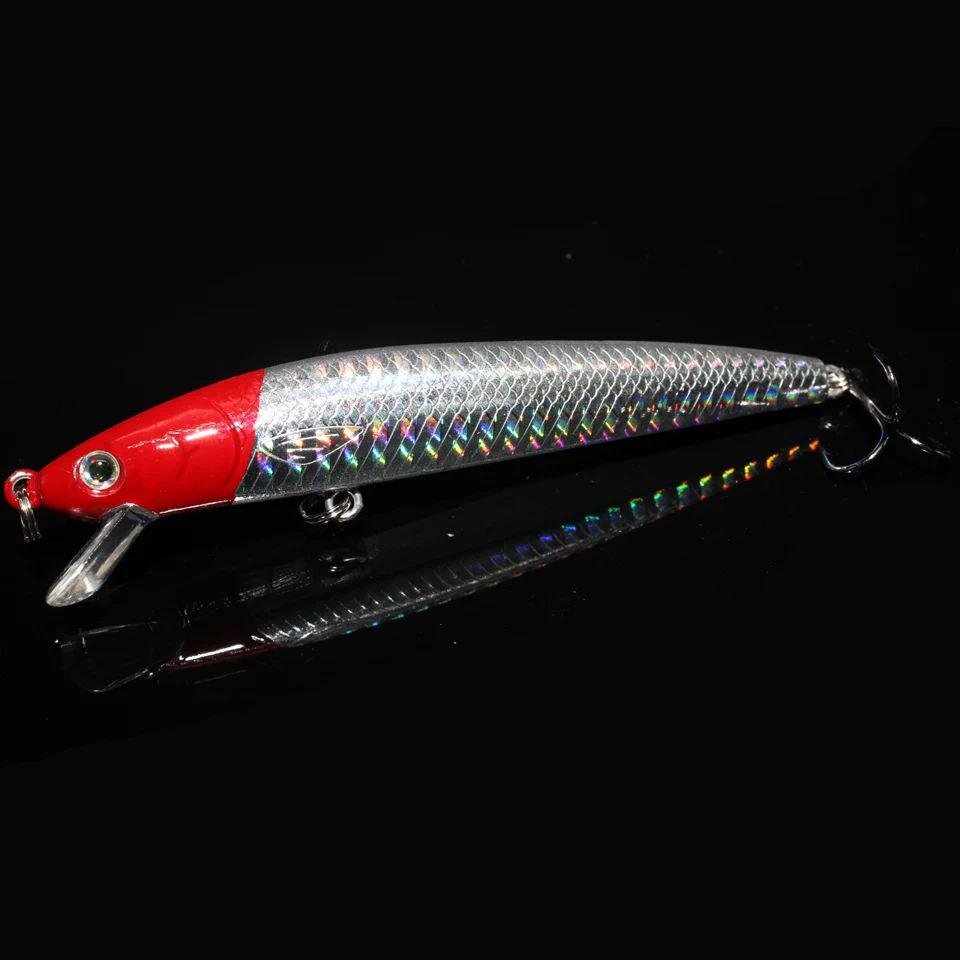 Señuelo de Pesca de calidad, cebo duro de plástico con ojos 3D, plantilla Artificial, Wobblers, Crankbait, 9,5 cm, 9g, 1 unidad - imagen 5