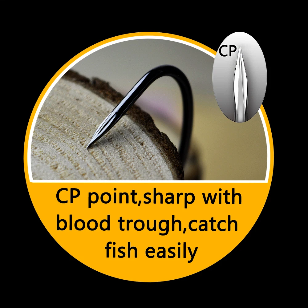 Castfanatic SENKO-anzuelos de gusano suave para pesca, aparejos de pesca para trucha, percha Softjerk, gancho de asistencia de acero de alto carbono #4 a 2/0 - imagen 3