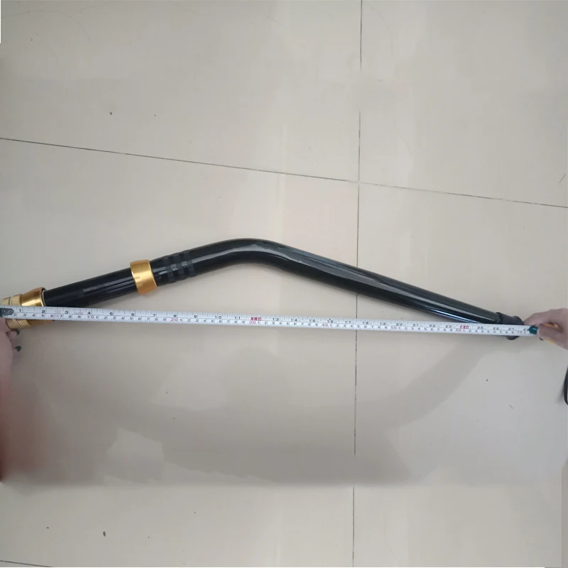 Topline-caña de pescar curvada de aluminio para juego grande, caña de pescar para barco, mango curvo de fibra de vidrio - imagen 4