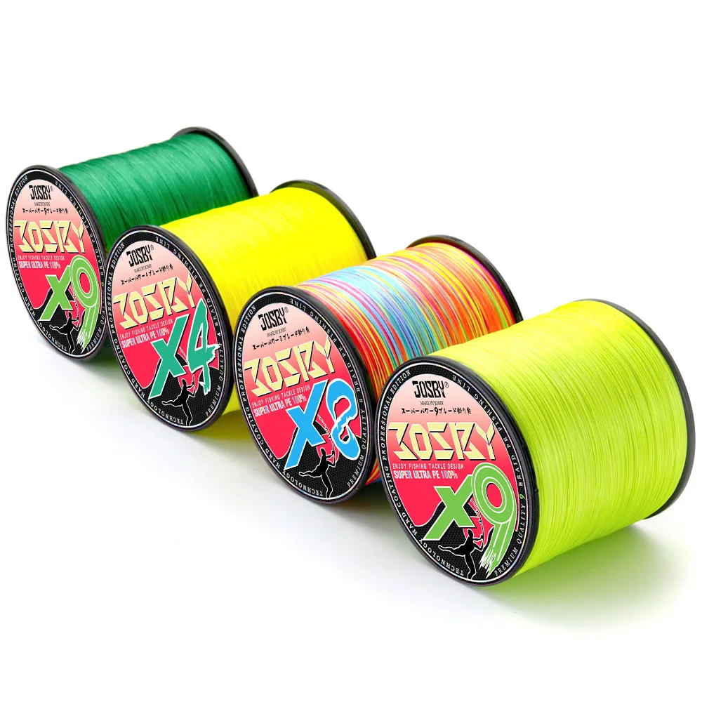 JOSBY-sedal de pesca trenzado de 9 hebras y 8, multifilamento japonés, superfuerte, mosca TRESS - imagen 5