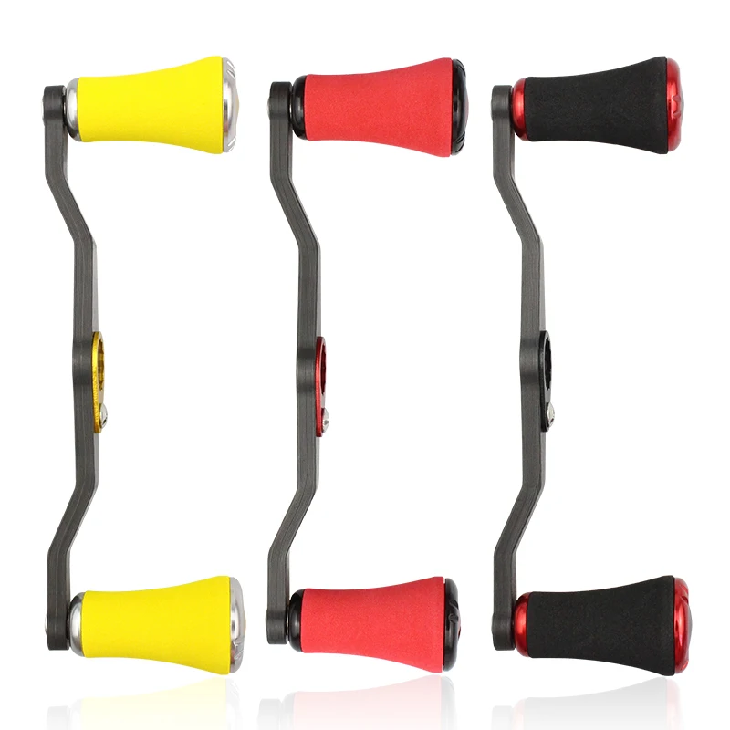 EKfan-mango de pesca de fibra de carbono, nuevo diseño de longitud de 120MM + perilla de EVA con orificio de 8x5 para carrete Daiwa, accesorio de aparejos de pesca - imagen 3